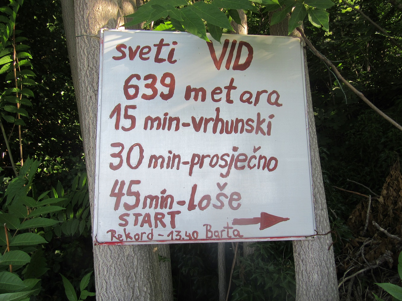 Tabliczka i rekord, może ktoś spróbuje go pobić:) / IMG_0518.jpg IMG_0518.jpg